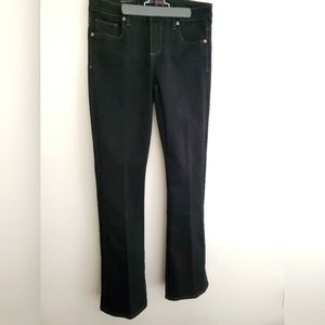 Kut from the kloth Size 8 Farrah Baby Bootcut black Jeans